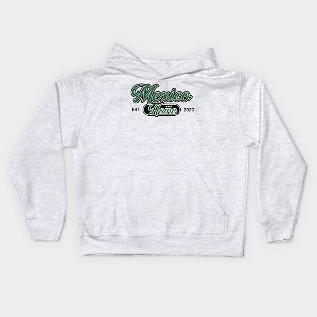 Mexico Home Kids Hoodie by Thangprinting